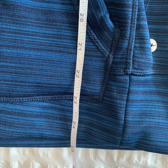 90 Degree By Reflex Blue and Black Zip Up Hoodie - Picture 13 of 16